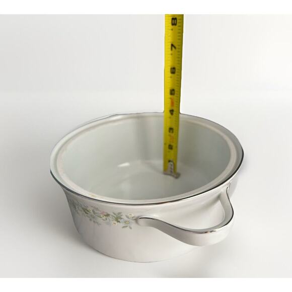 Haviland Forever Spring Covered Vegetable Bowl Casserole Dish 8” Platinum Trim - Picture 10 of 16